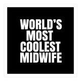 World's most coolest midwife (Print Only) thumbnail