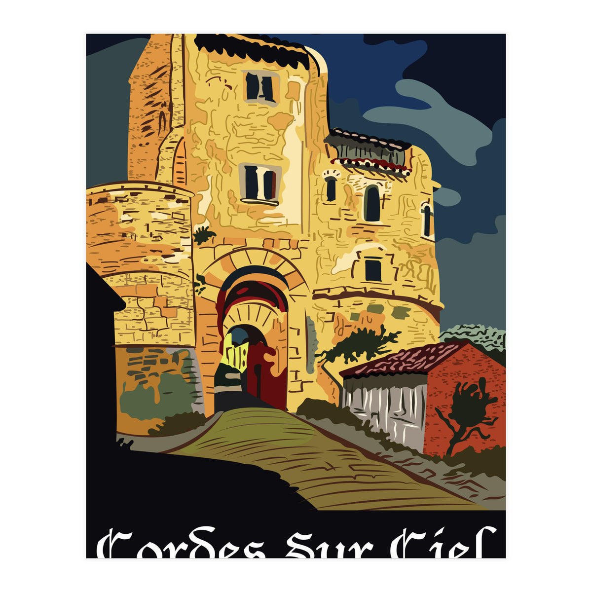 Cordes Sur Ciel France (Print Only)