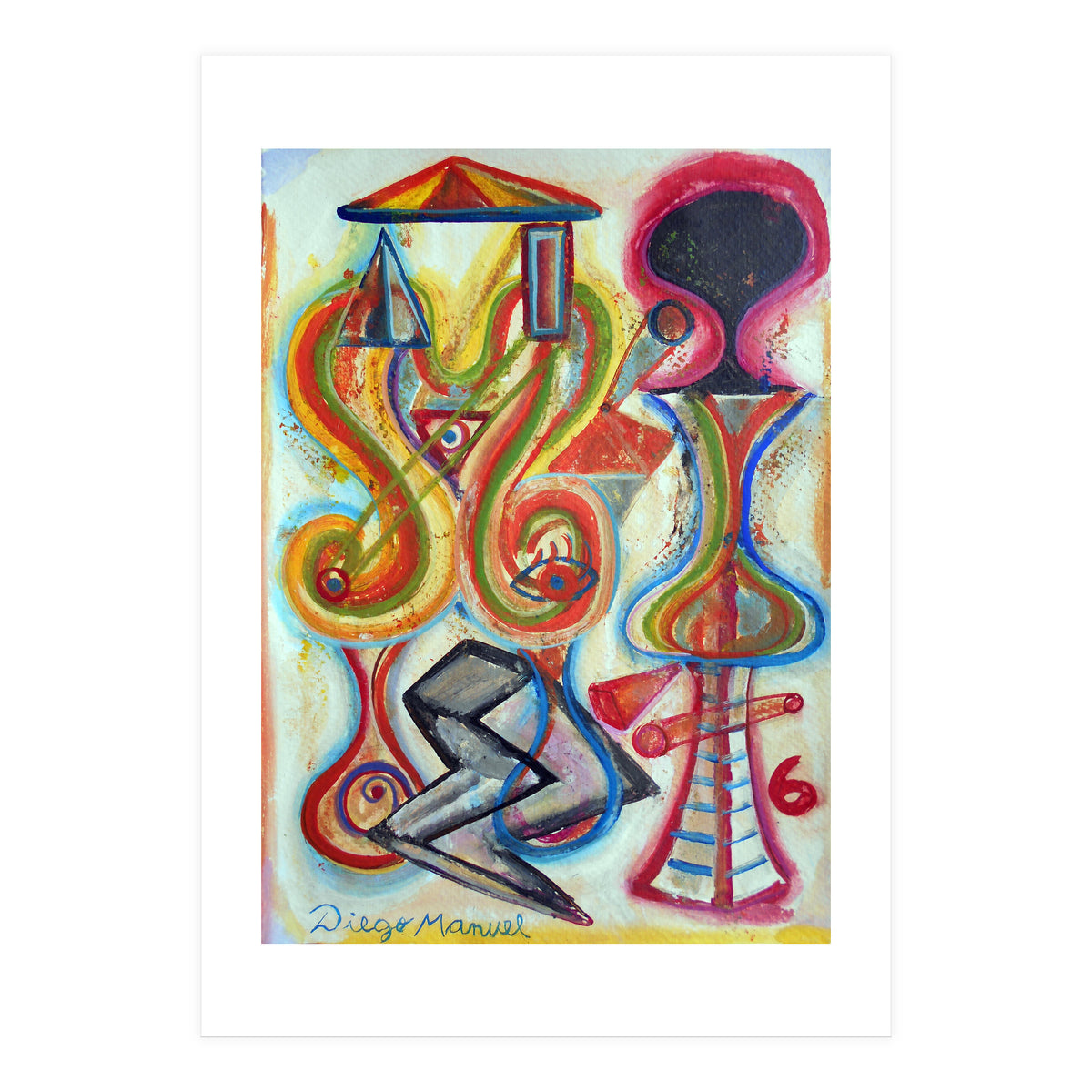 Abstracto Pop 2024 5 (Print Only)