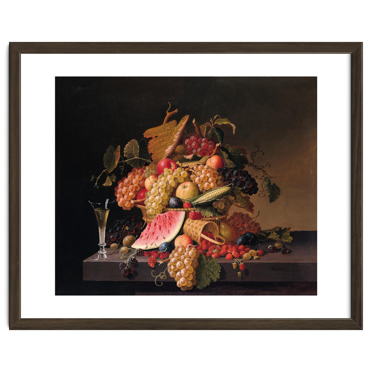 Paul Lacroix (Activo en Nueva York, entre 1855 y 1869-). The Abundance of Summer (s.f). Oil on ca...