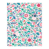 Primitive Flowers Green Coral (Print Only) thumbnail