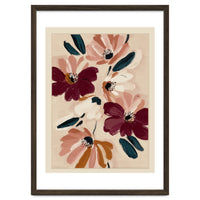 Blush And Wine Blossoms I