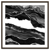 Black & Silver Agate Texture 06