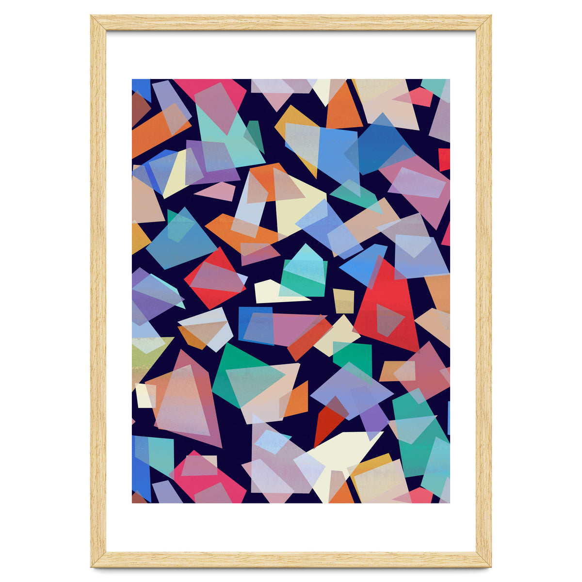 Geometric Squares Collage