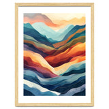 Abstract Ethereal Mountain Landscape thumbnail