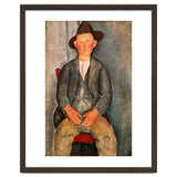 Amadeo Modigliani / 'The Young Farmer', 1918, Oil on canvas. thumbnail
