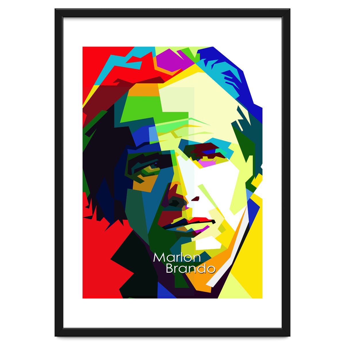 Marlon Brando Pop Art WPAP