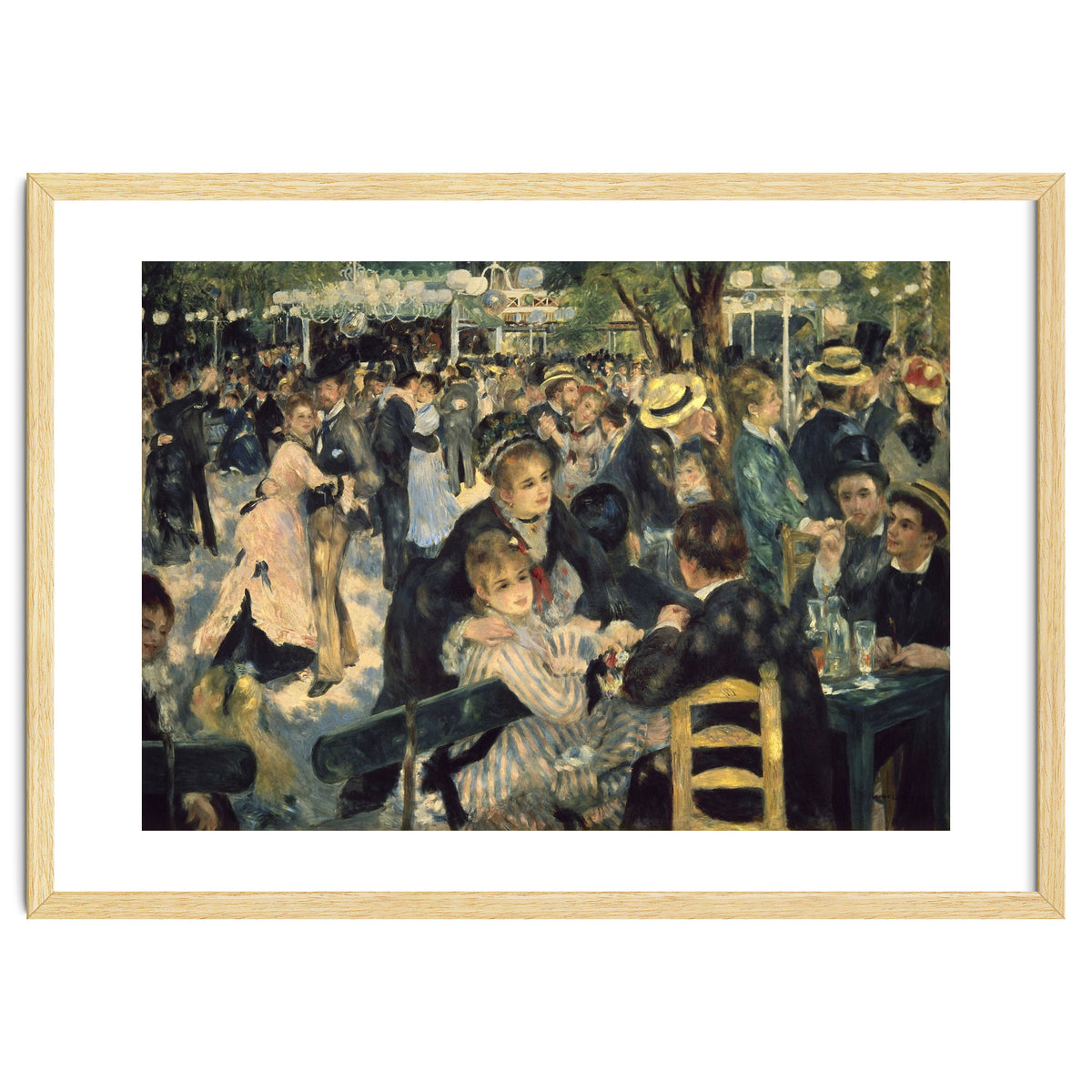 'Dance at Le moulin de la Galette', 1876, Oil on canvas, 131 x 175 cm.