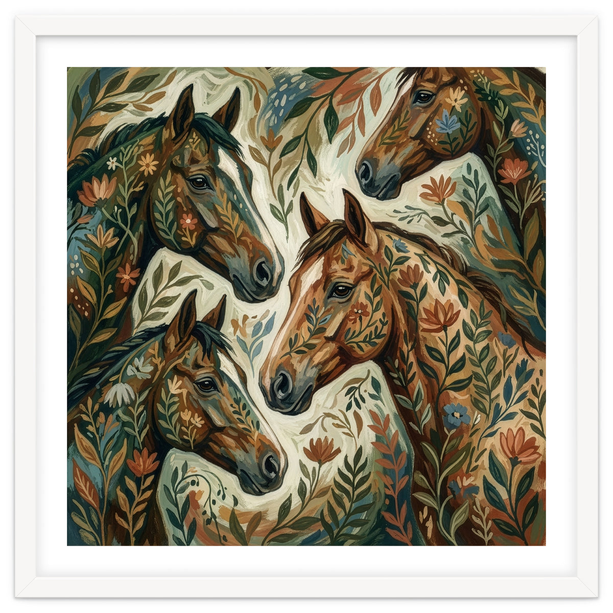 Wild Horses In Bloom