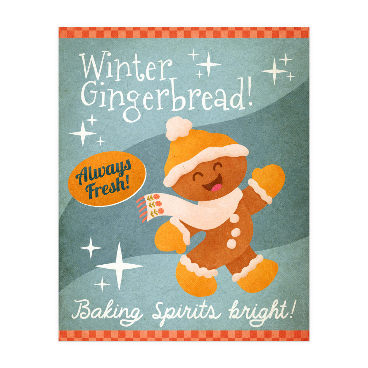 Winter Gingerbread (Print Only)