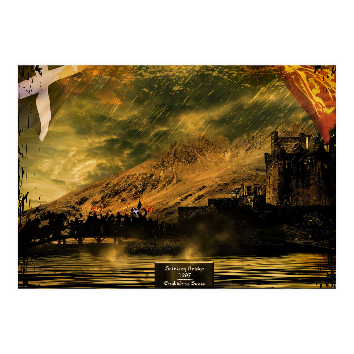 Stirling Bridge Medieval Battle 1297 (Print Only)