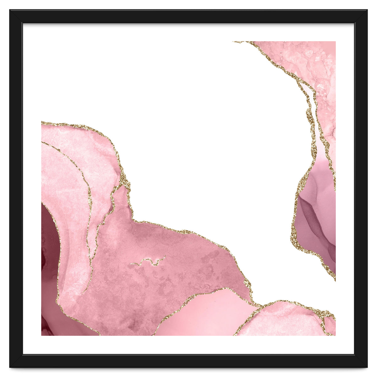 Blush & Gold Agate Texture 07