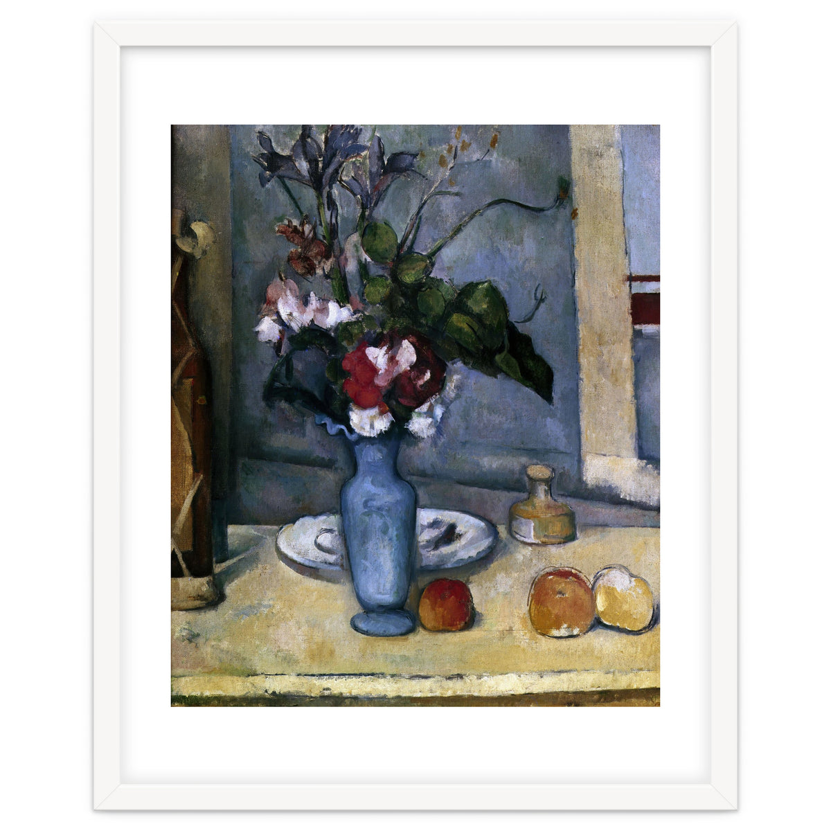 The Blue Vase - 1885/87 - 62x51 cm - oil on canvas - French Post-Impressionism.