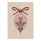 Christmas Floral Globe (Print Only) thumbnail