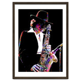 Gato Barbieri  Argentine Jazz Saxophonist Colorful Art thumbnail