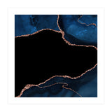 Navy & Rose Gold Agate Texture 04 (Print Only) thumbnail