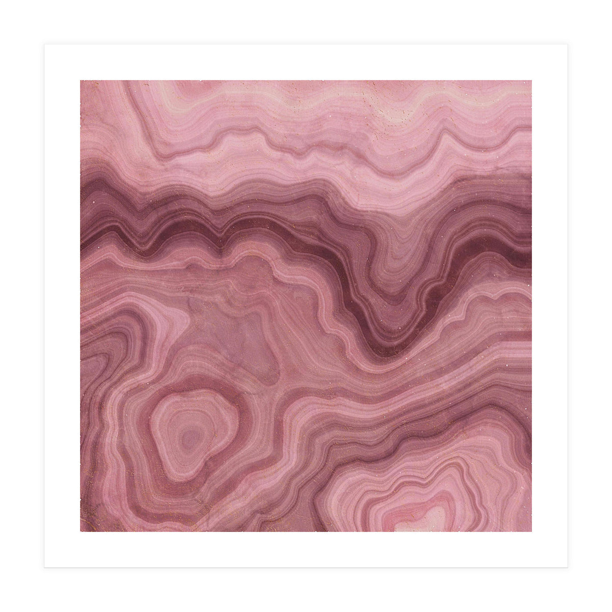 Pink Agate Texture 07  (Print Only)