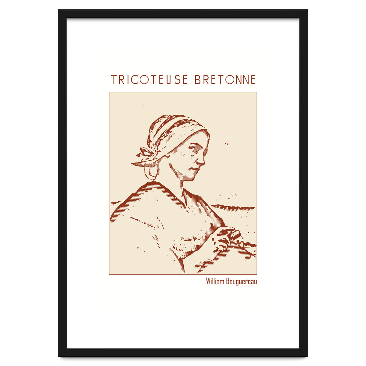 Tricoteuse Bretonne – William Bouguereau