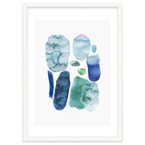 Watercolor Aqua Abstract Spots II thumbnail