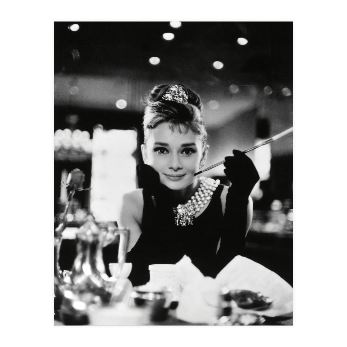 AUDREY HEPBURN in BREAKFAST AT TIFFANY'S (1961), directed by BLAKE EDWARDS. (Print Only)