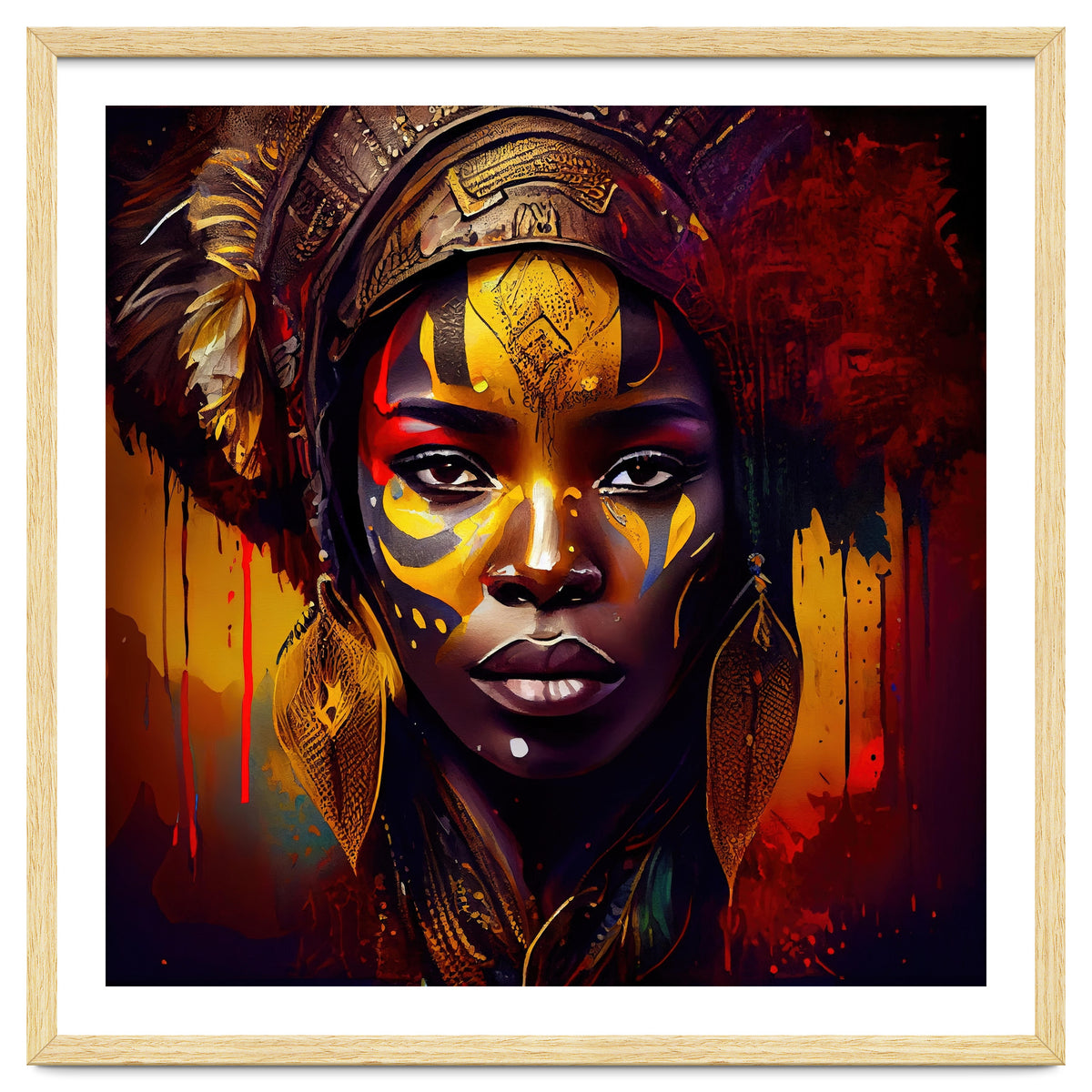 Powerful African Warrior Woman #1