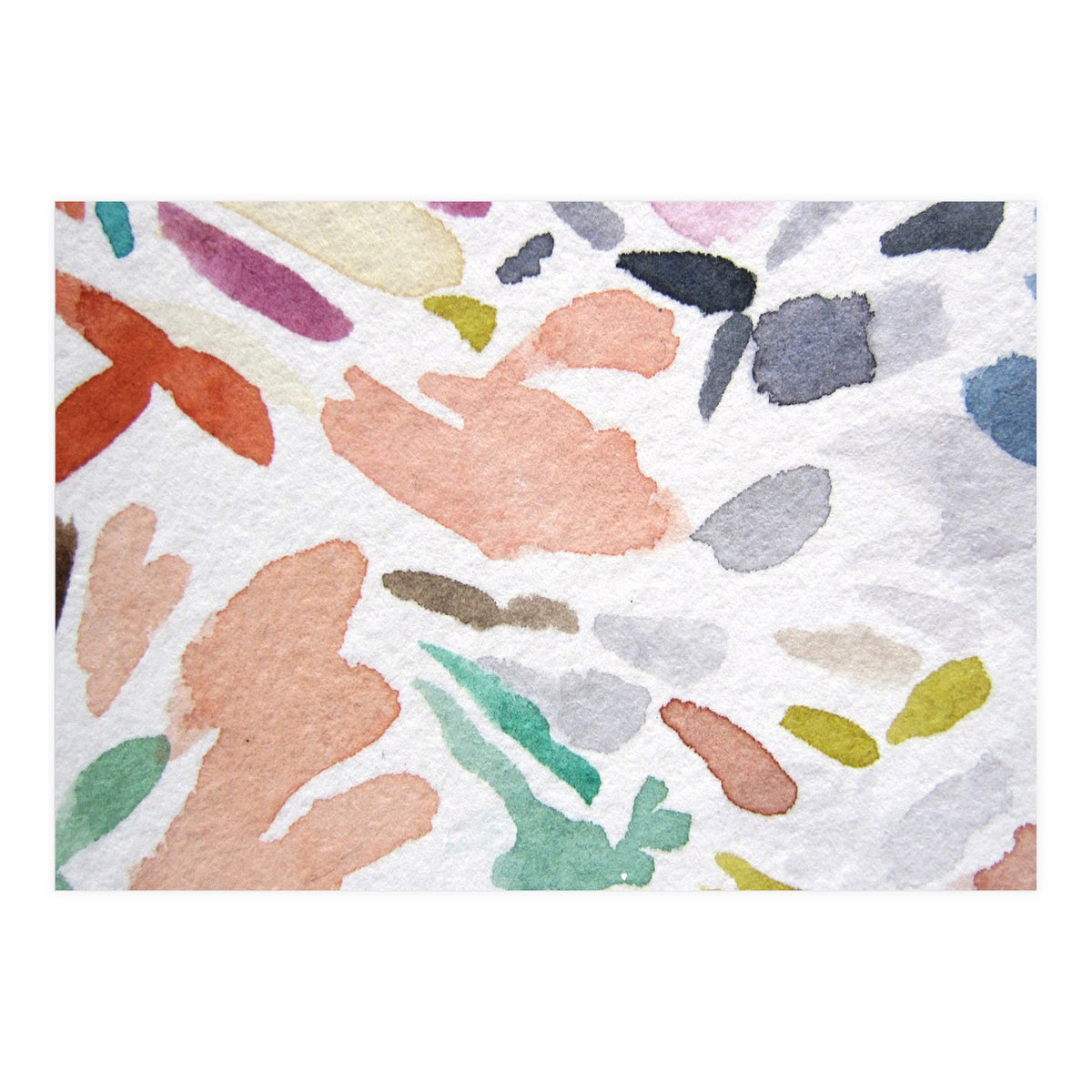 Abstract, Watercolor, Art Print, Viddy Pop The Mood Room (Print Only)