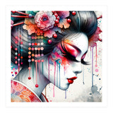 Ornate Bloom Modern Geisha (Print Only) thumbnail