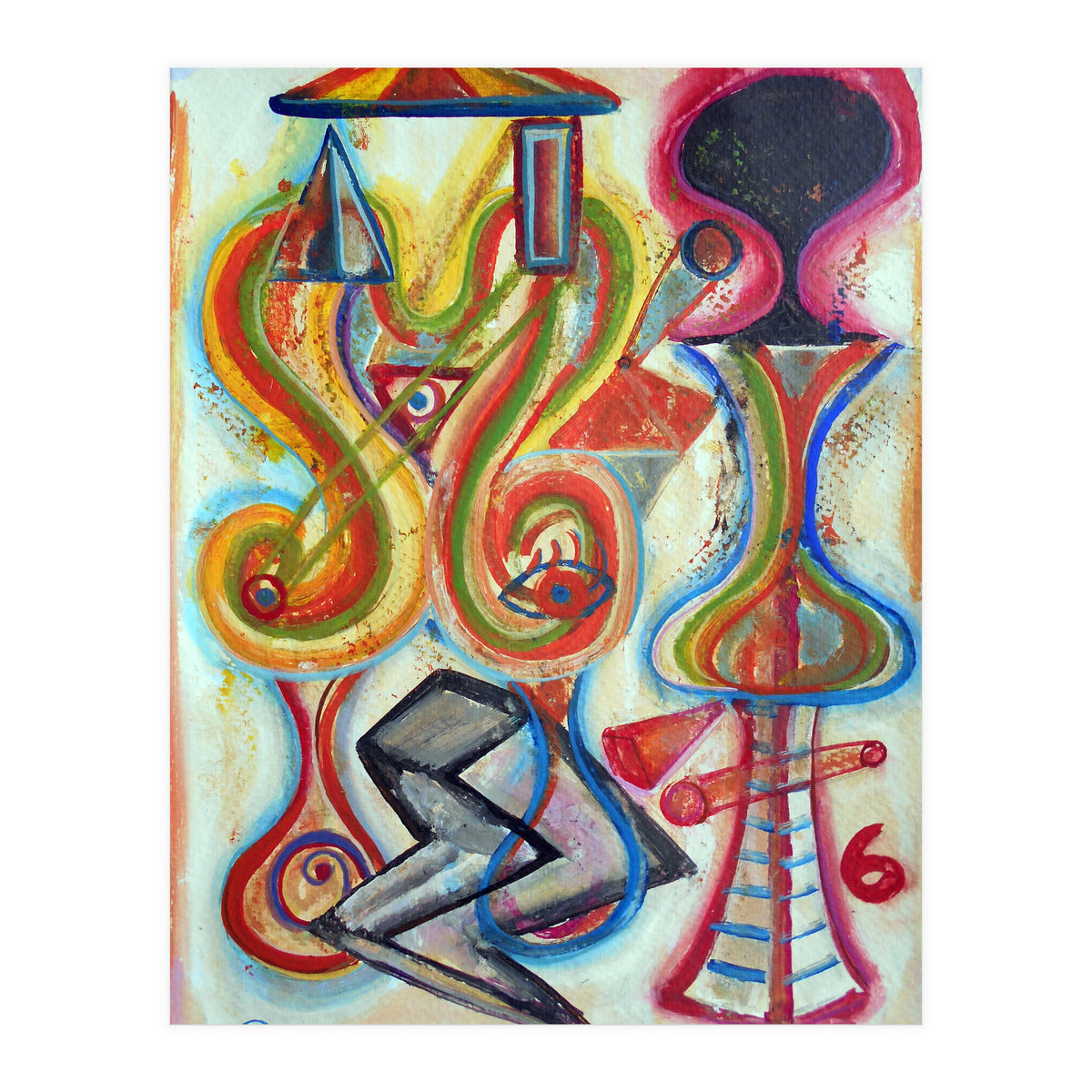 Abstracto Pop 2024 5 (Print Only)