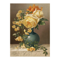William Duffield – Marchal Niel Roses (1883) Botanical Floral Print (Print Only)