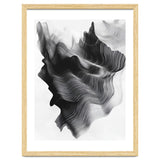 Abstract Black And White Wavy Lines Forming Organic Shapes thumbnail
