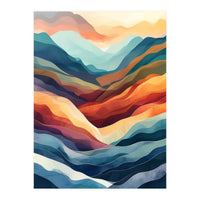 Abstract Ethereal Mountain Landscape (Print Only)