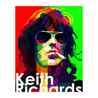 Keith Richards Pop Art WPAP (Print Only)