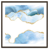 Blue & Gold Glitter Agate Texture 06 thumbnail