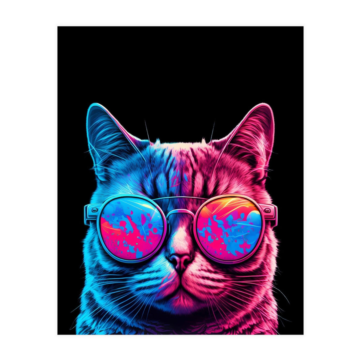 Cat Animal Portrait (Print Only)