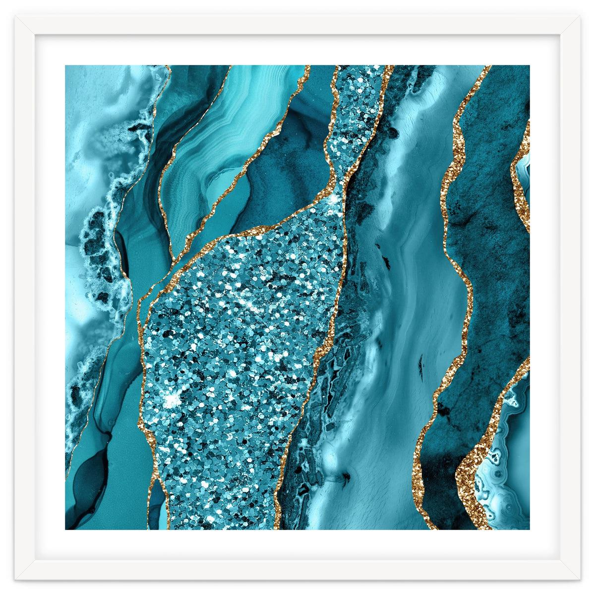 Agate Glitter Ocean Texture 11