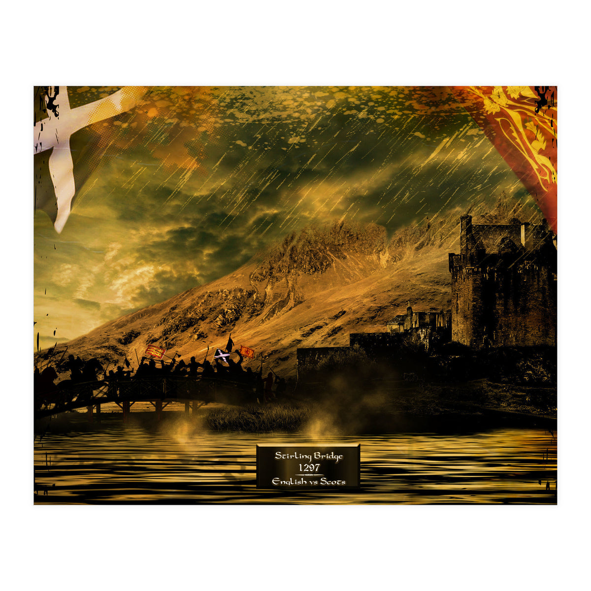 Stirling Bridge Medieval Battle 1297 (Print Only)