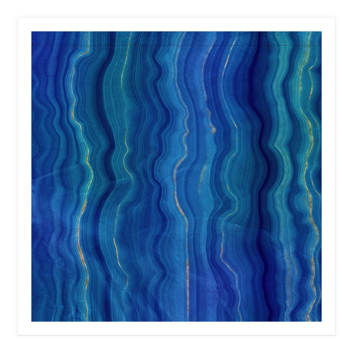 Blue Agate Texture 09 (Print Only)