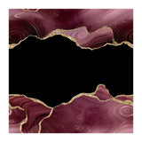 Burgundy & Gold Glitter Agate Texture 04 (Print Only) thumbnail