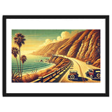 Vintage Coastal Road Journey Poster thumbnail