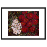 Vintage oil painted moody romantic Roses thumbnail