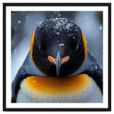 Close Up King Penguin In The Snow thumbnail