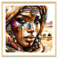 Desert Jewels Tuareg Woman Portrait