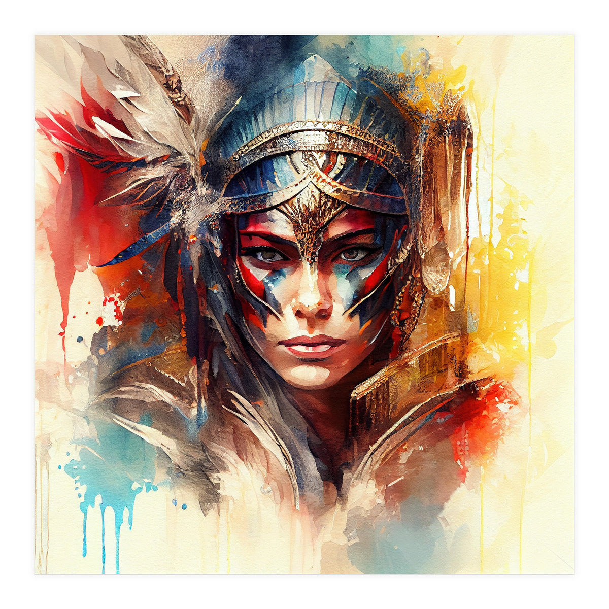 Powerful Warrior Woman #5 (Print Only)