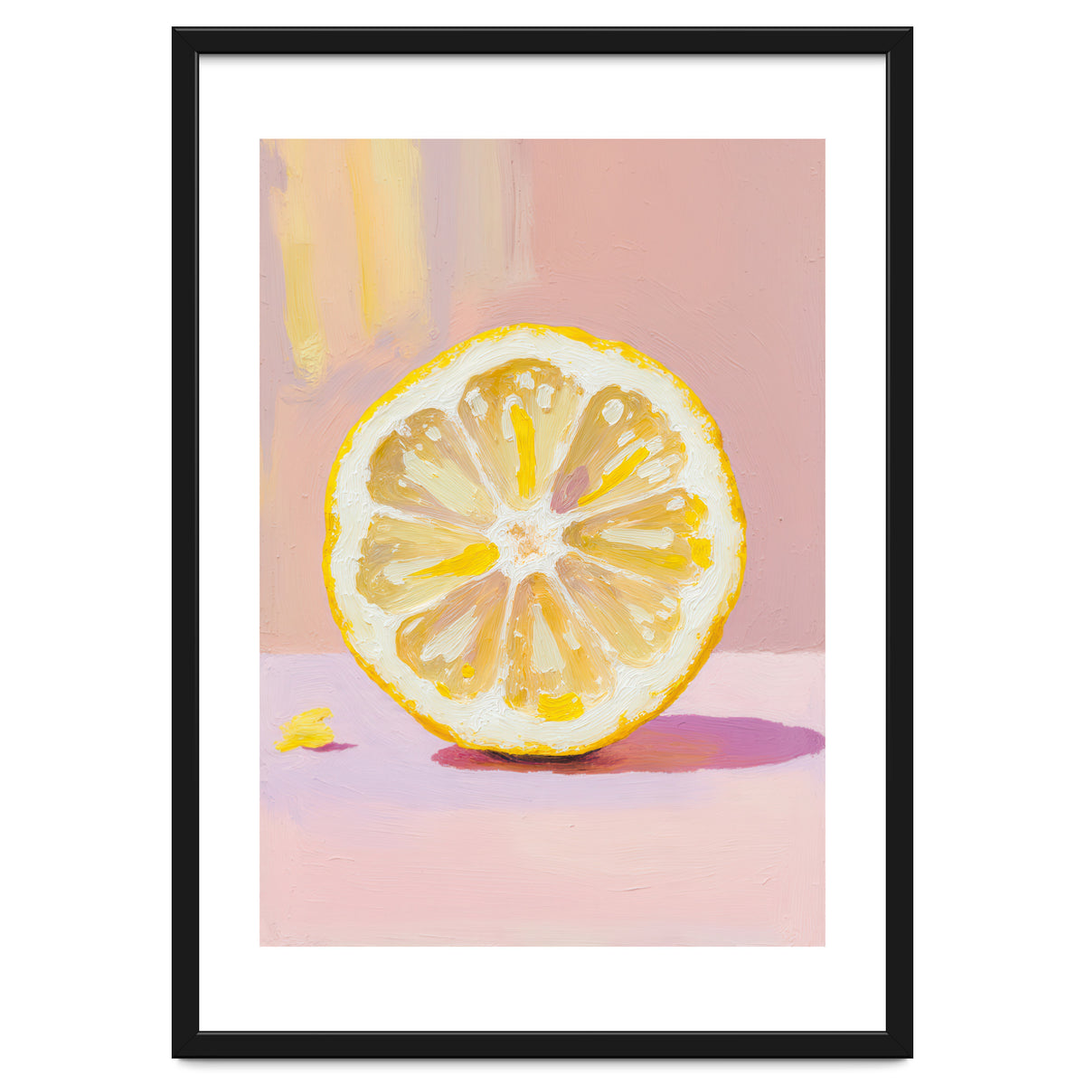 Lemon Slice – Modern Still Life Food