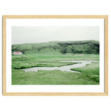 Pond and house in the middle of nowhere - Iceland thumbnail