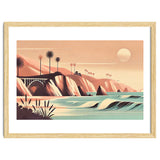 Vintage California, Coastline Poster thumbnail
