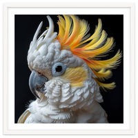 White Cockatoo With Yellow Crest Portrait