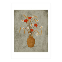 Harvest Floral Vase (Print Only)