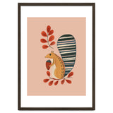 Squirrel In A Pink Autumn thumbnail