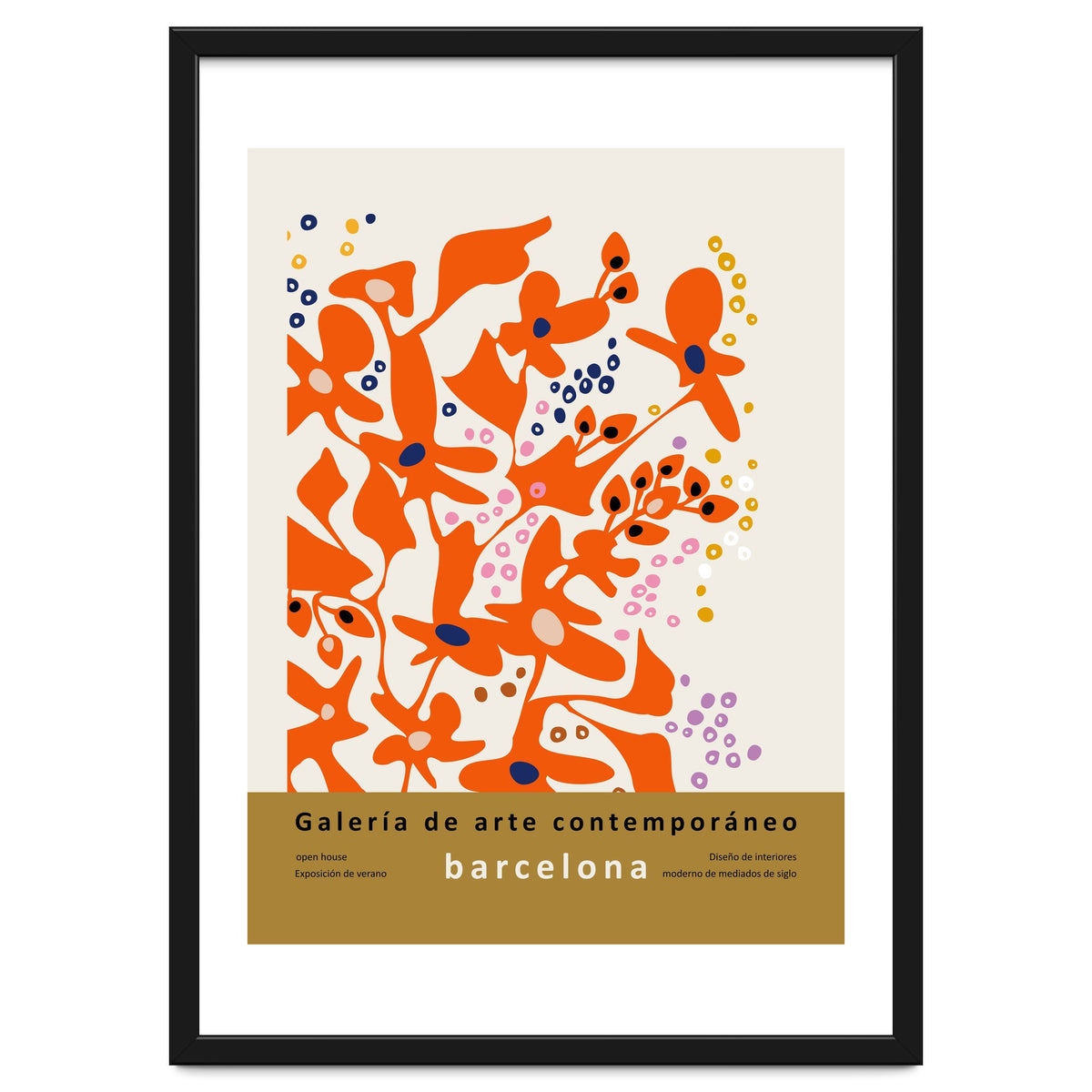 Contemporary art gallery Barcelona design and interior